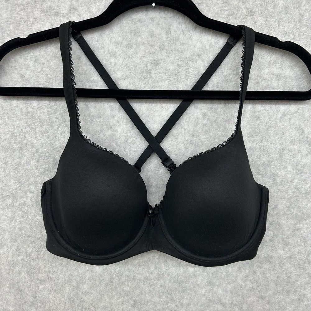 Victoria’s Secret Body by Victoria Black Lined Demi Underwire Bra 36D